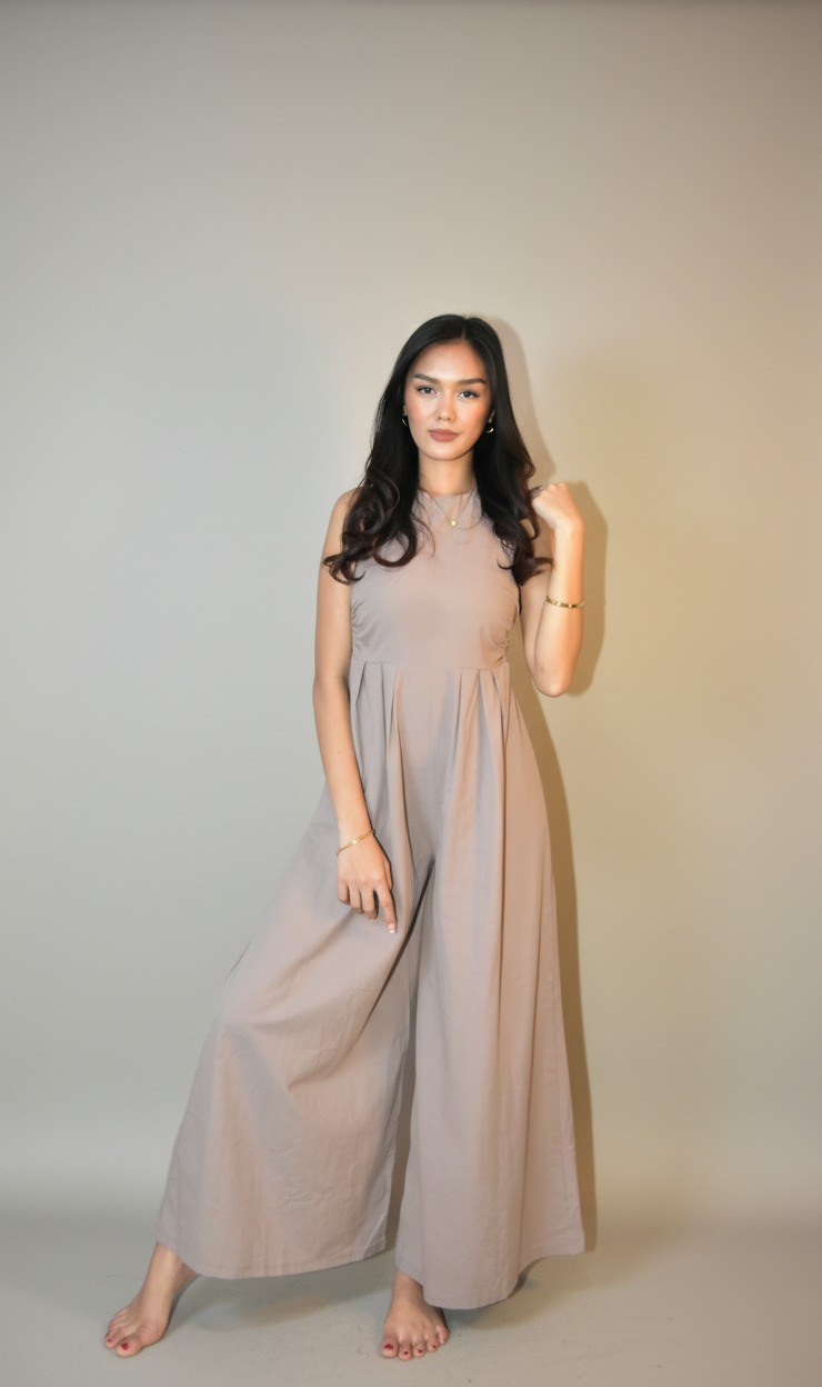 Azure Urban Taupe Jumpsuit